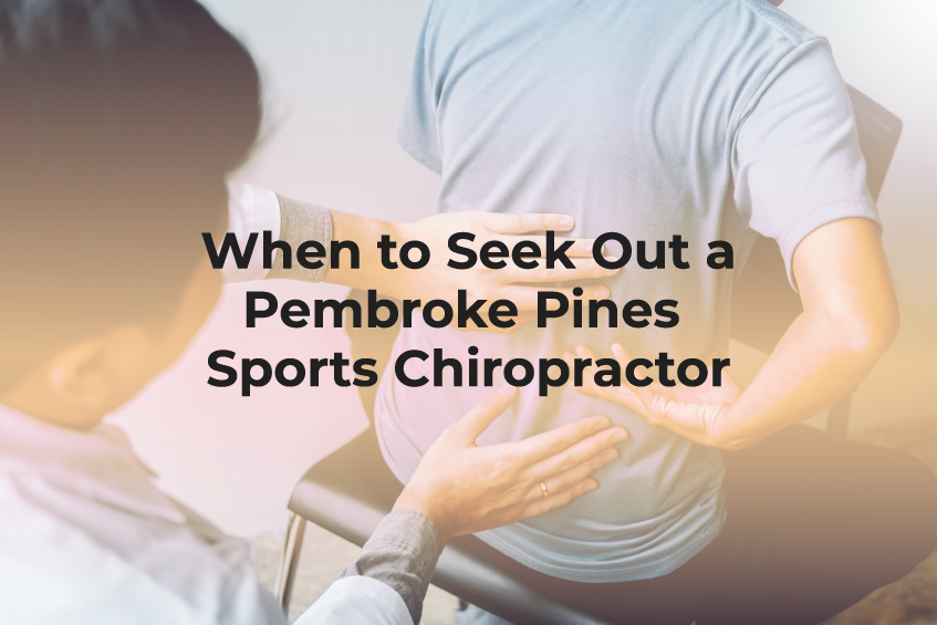 Pembroke Pines Sports Chiropractor