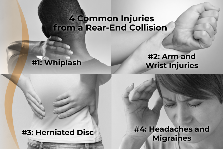 4 Common Injuries from a Rear-End Collision